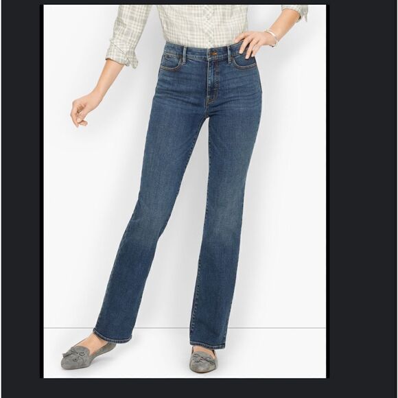 Talbots Barely Bootcut chaplain wash - new with tags size! Size 4 curvey fit! - Picture 14 of 14
